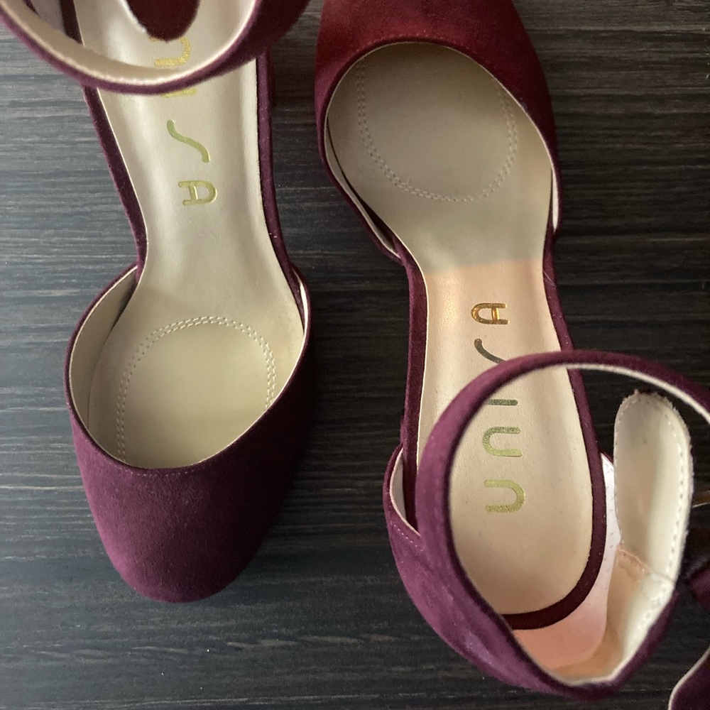 Chunky Heel Ankle Strapped Shoes - Unisa. New without shoe box. No tags. - Picture 8 of 11